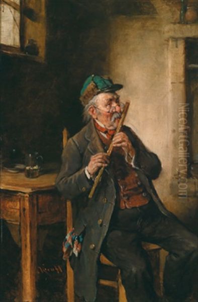 Ein Lied Oil Painting by Hermann Kern