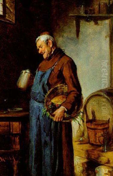 Franziskanerliebe Oil Painting by Hermann Kern