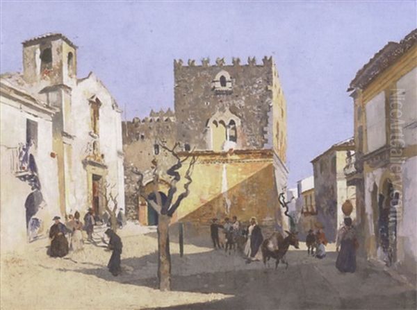 Cordoba Oil Painting by James Kerr-Lawson