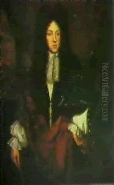 Portrait Of Sir John Wodehouse 4th Bt. (1669-1754) Oil Painting by Frederick Kerseboom