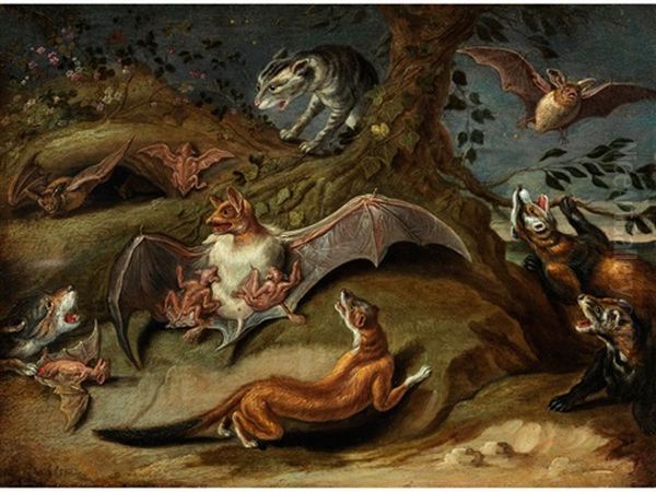 Allegorie Der Nacht Oil Painting by Jan van Kessel the Elder