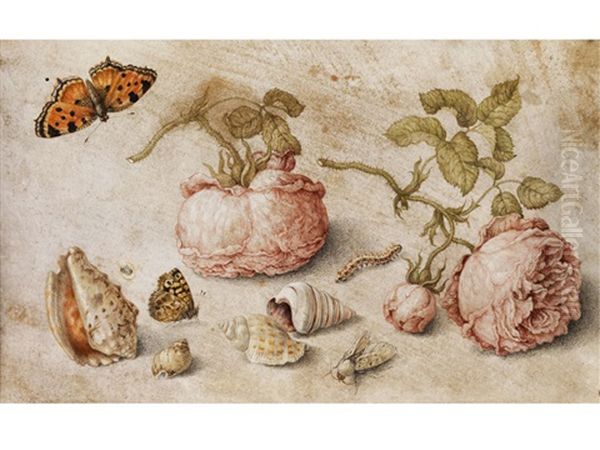 Trompe L'oeil-stilleben Oil Painting by Jan van Kessel the Elder