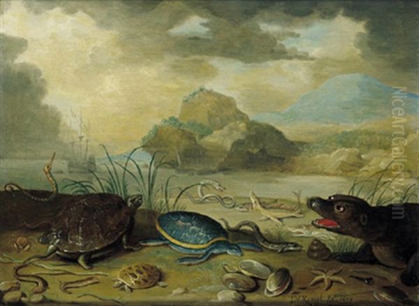 Algier Oil Painting by Jan van Kessel the Elder