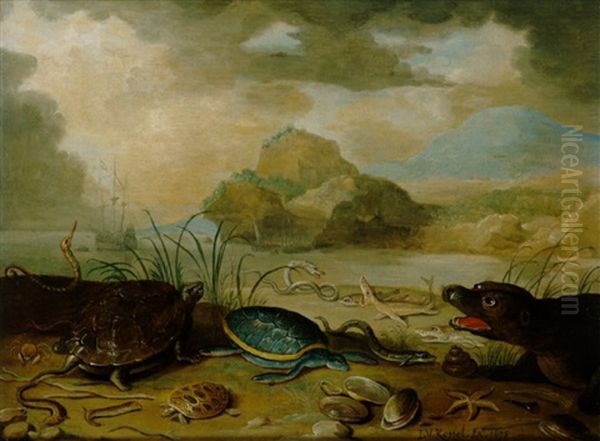 Algier Oil Painting by Jan van Kessel the Elder