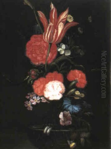 Bouquet De Fleurs Oil Painting by Jan van Kessel the Elder