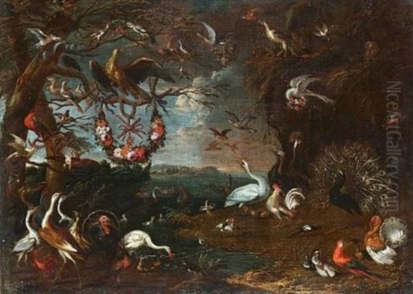 The Element Of Air Oil Painting by Jan van Kessel the Younger