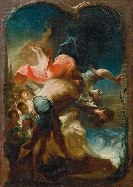 Die Marter Der Heiligen Symphorosa Oil Painting by Johann Wolfgang Baumgartner