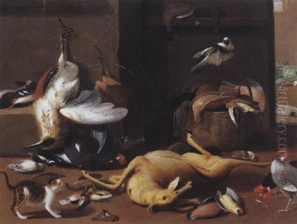 Nature Morte De Gibier Oil Painting by Jan van Kessel