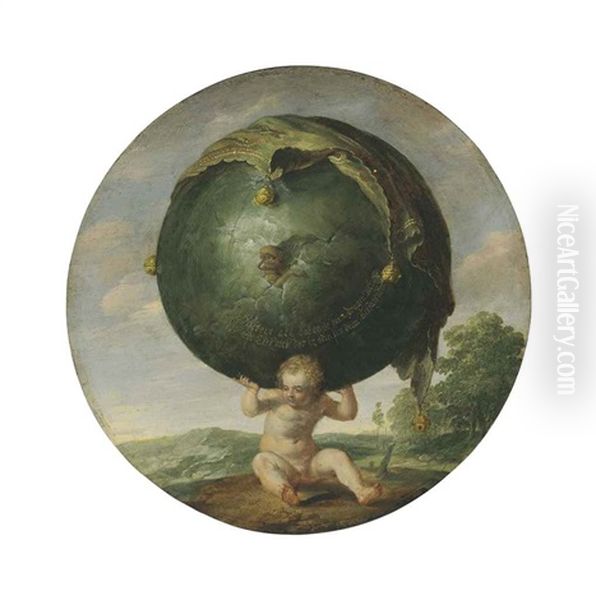 Allegory Of The Foolishness Of The World Oil Painting by Cornelis Ketel