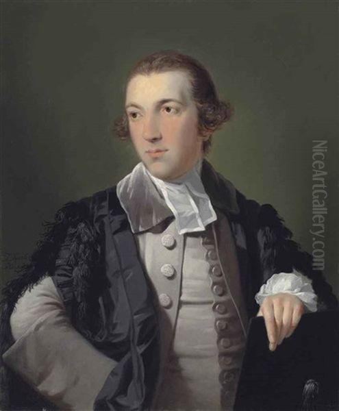 Portrait Of William Eden (1745-1814), 1st Baron Auckland Oil Painting by Tilly Kettle