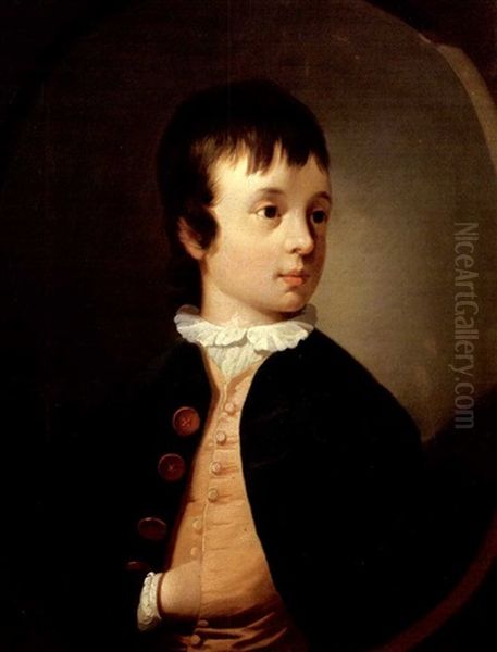 Portrait Of George, 3rd Earl Of Darthmouth, As A Boy Oil Painting by Tilly Kettle