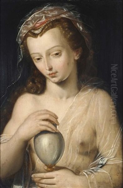 Mary Magdalene Oil Painting by Adriaen Thomasz Key