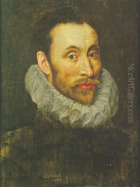 Portrait De Guillaume D'orange Oil Painting by Adriaen Thomasz Key