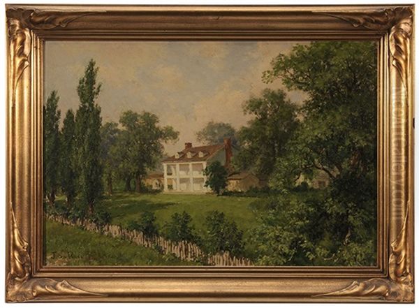 Old Virginia Homestead Oil Painting by John Ross Key