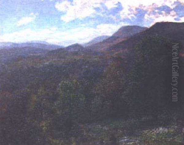 Berkshire Panorama Oil Painting by John Ross Key