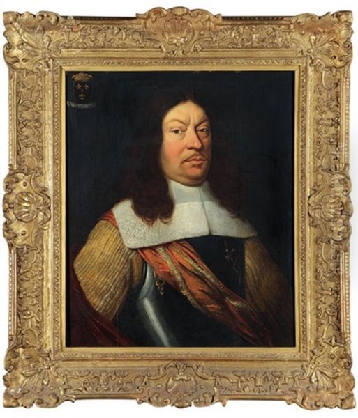 Portrait Du Duc D'albe (?) Oil Painting by Willem Key