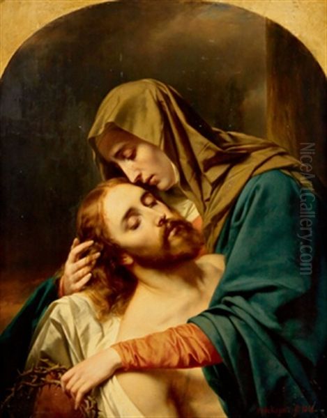 Pieta Oil Painting by Nicaise de Keyser