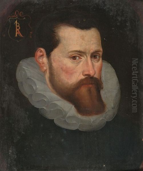 Mannerportrait Oil Painting by Thomas De Keyser