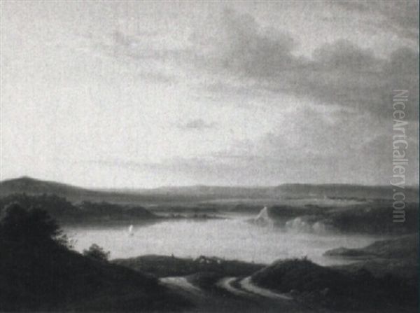 Weite Seenlandschaft by Frederik Christian Jacobsen Kiaerskou