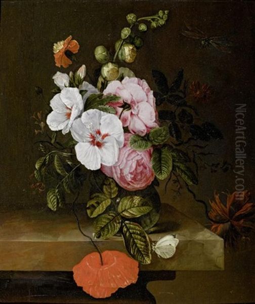 Blumenstilleben Oil Painting by Cornelis Kick