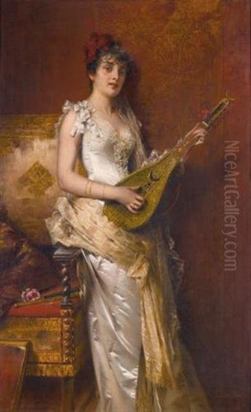 Daydreams Oil Painting by Conrad Kiesel