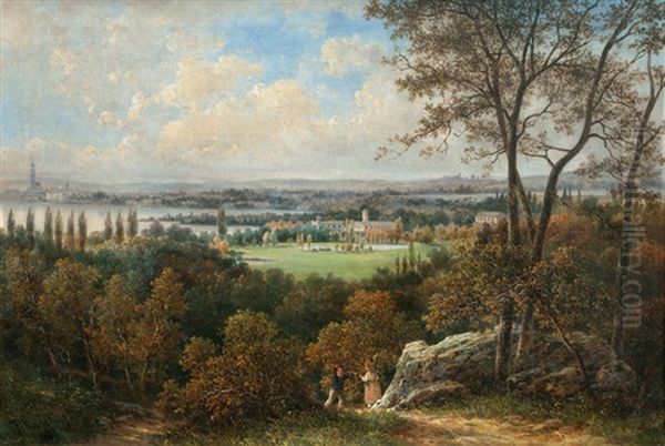 Potsdam And Glienicke Castle by Karl Ferdinand Kiessling