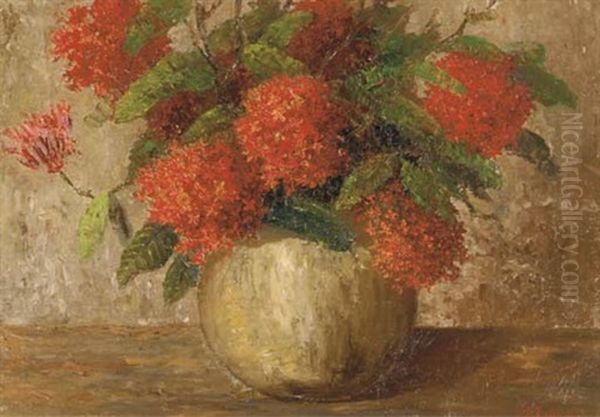 Soka In A Vase by Frederik Anton Kievits