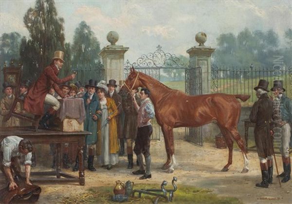 The Pick Of The Sale Oil Painting by George Goodwin Kilburne