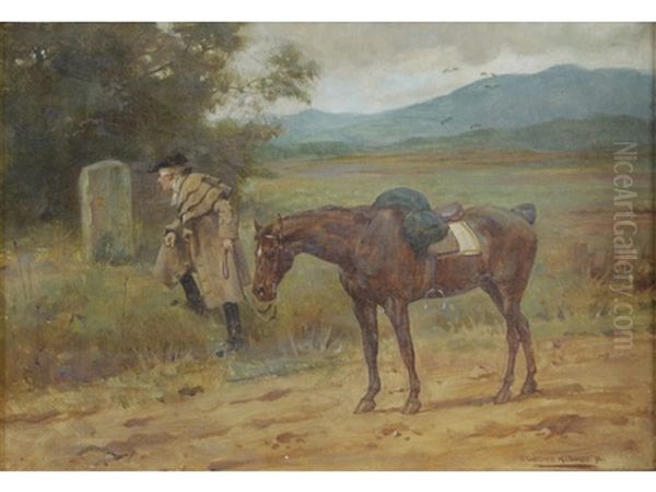 A Long Ride Oil Painting by George Goodwin Kilburne