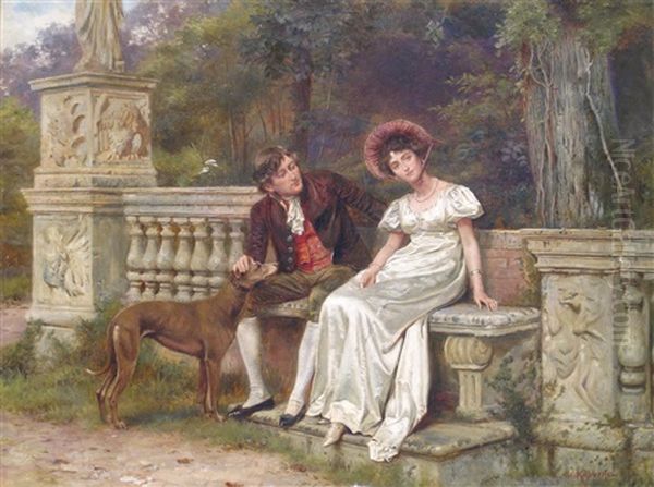 Doubts And Fears Oil Painting by George Goodwin Kilburne