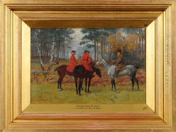 Covert Side Stories Oil Painting by George Goodwin Kilburne