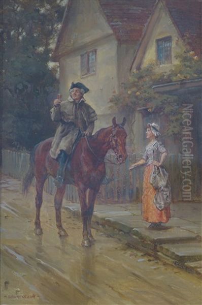 One For The Road Oil Painting by George Goodwin Kilburne