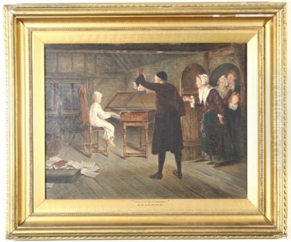 Young Composer Oil Painting by George Goodwin Kilburne