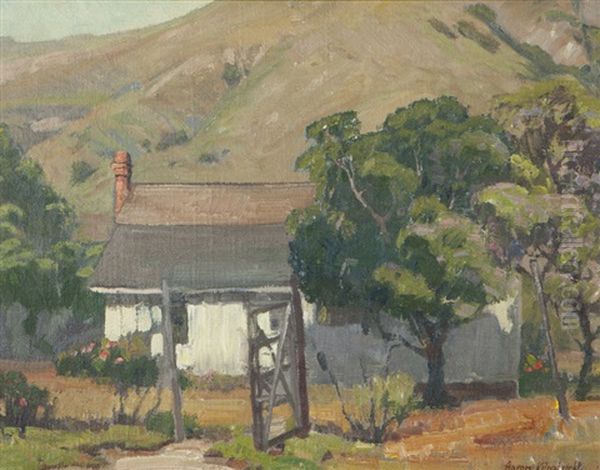 Cerro Alto Homestead Oil Painting by Aaron Edward Kilpatrick