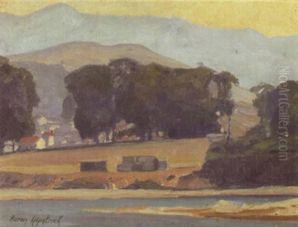 Near Morro Bay Oil Painting by Aaron Edward Kilpatrick