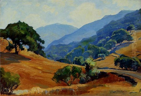 Santa Ynez Oaks Oil Painting by Aaron Edward Kilpatrick