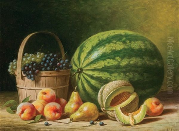 Still-life With Fruit Oil Painting by Albert Francis King