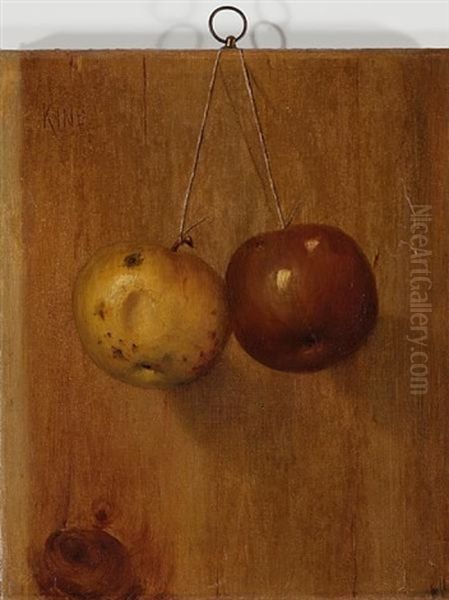 Apples (+ Peanuts; 2 Works) Oil Painting by Albert Francis King