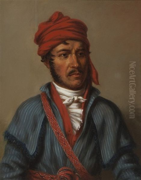 Timpooche Barnard, A Yuchi Oil Painting by Charles Bird King