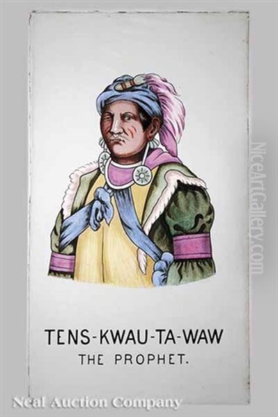 Tens-kwau-ta-waw, The Prophet Oil Painting by Charles Bird King