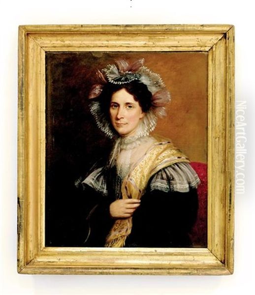 Portrait Of Mrs. Edwards Oil Painting by Charles Bird King