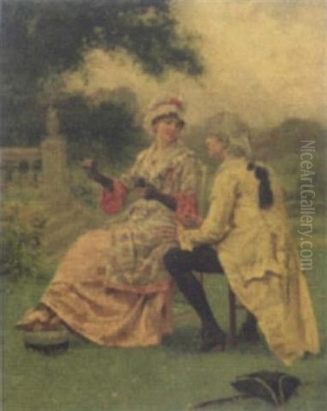 Winding The Whirl Oil Painting by Henry John Yeend King