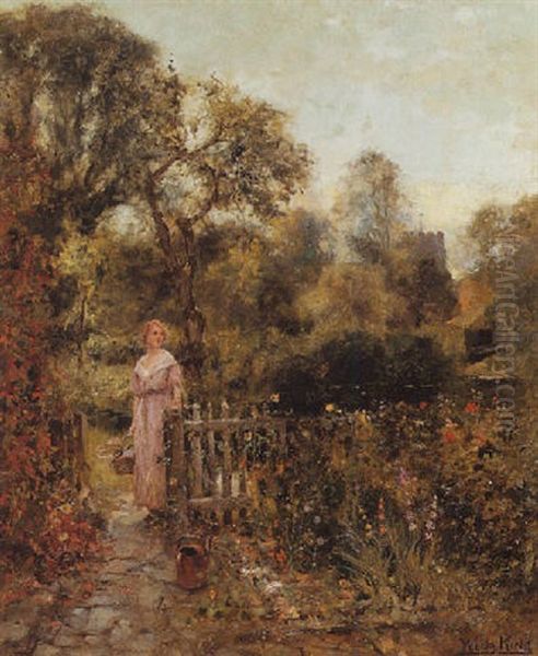 In The Garden by Henry John Yeend King