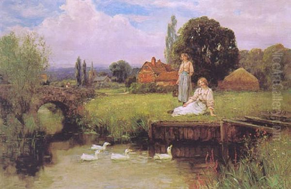 A Quiet Spot by Henry John Yeend King