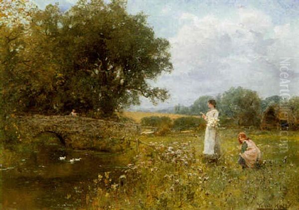 A Buckinghamshire Meadow by Henry John Yeend King