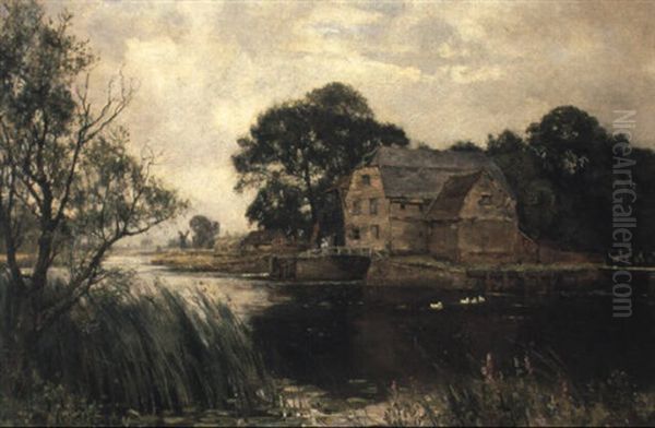 The Old Mill Oil Painting by Henry John Yeend King