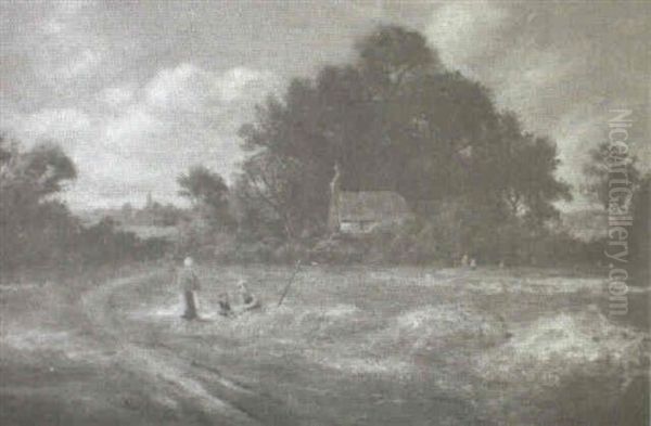 At Wargrave On Thames Oil Painting by Henry John Yeend King