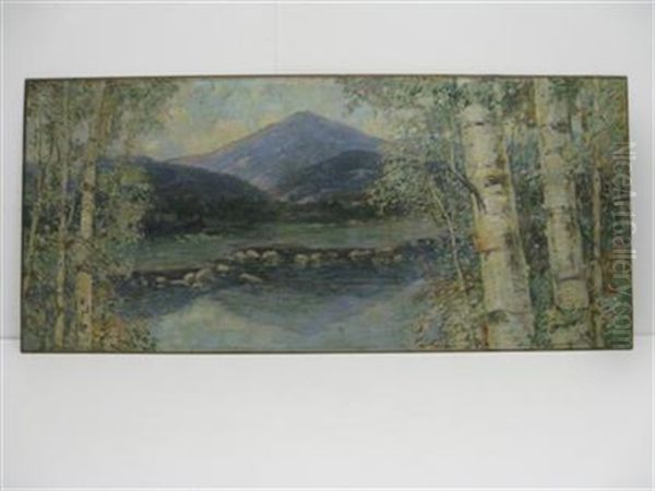 White Face Mountain, Lake Placid Oil Painting by Paul Bernard King