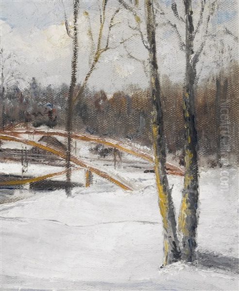 Noank, Connecticut Oil Painting by Paul Bernard King