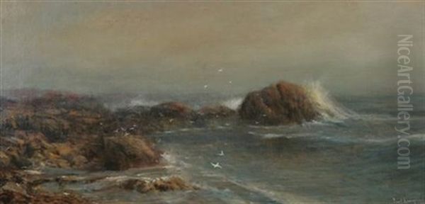 Seascape Oil Painting by Paul Bernard King